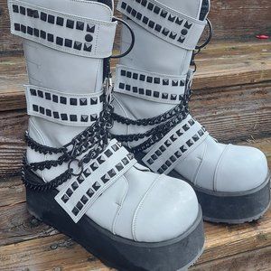 NEW! Daemonia Trashville 138 Platform Boots (Men's Size 11)